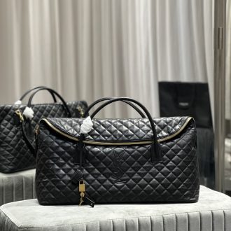 YSL Quilted Leather Duffel Bag