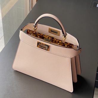 Fendi Peekaboo Leather Handbag