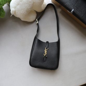 YSL Black Leather Shoulder Bag