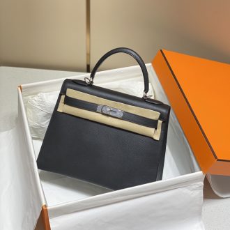 Hermes Hermès Kelly Leather Handbag