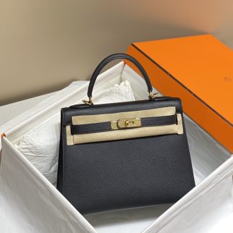 Hermes Kelly Leather Handbag
