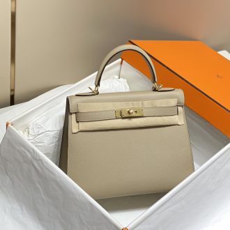 Hermes Kelly Leather Handbag