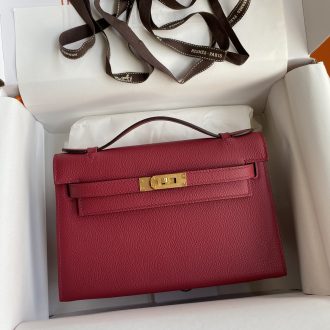 Hermes Hermès Kelly Handbag in Rouge
