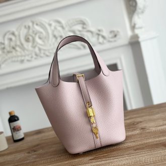 Hermes Hermès Rose Bucket Bag