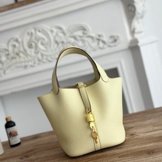 Hermes Hermès Mini Evelyne Togo Leather Handbag