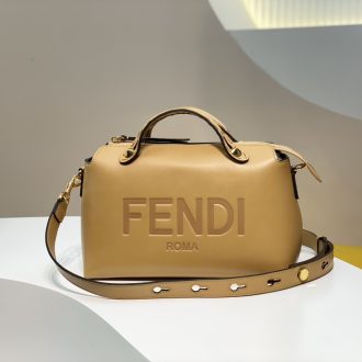 Fendi Roma Leather Shoulder Bag
