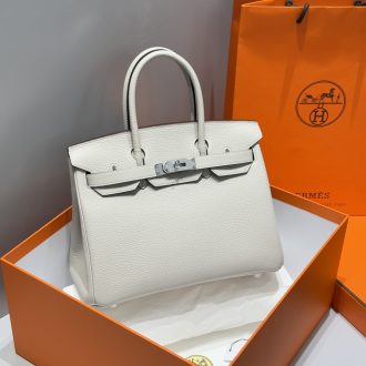 Hermes Hermès Birkin Bag in White Togo Leather