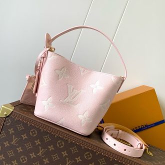 Louis Vuitton Monogram Empreinte Pink Bucket Bag