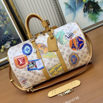 Louis Vuitton Monogram Patterned Travel Duffel Bag