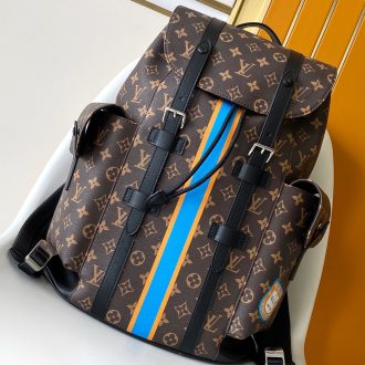 Louis Vuitton Monogram Canvas Striped Backpack