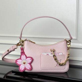 Louis Vuitton Pink Leather Mini Handbag