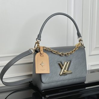 Louis Vuitton Saffiano Leather Shoulder Bag