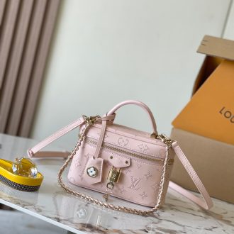 Louis Vuitton Pink Monogram Embossed Mini Bag