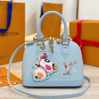 Louis Vuitton Baby Blue Epi Leather Handbag