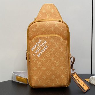 Louis Vuitton Monogram Leather Sling Bag