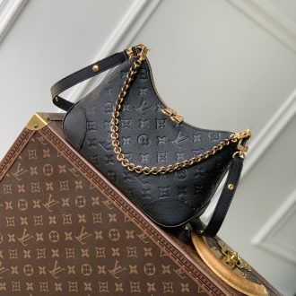 Louis Vuitton Monogram Black Crescent Bag