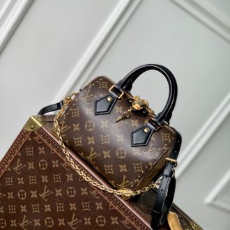 Louis Vuitton Monogram Handbag and Trunk Set