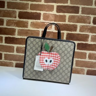 Gucci Monogram Apple Tote Bag