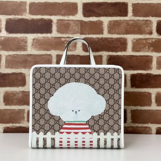 Gucci Dog Print Designer Handbag