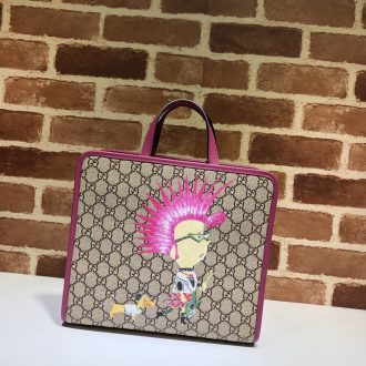 Gucci Punk Graphic Canvas Tote Bag