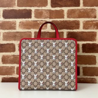 Gucci Monogram Canvas Tote Bag
