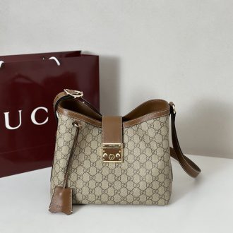 Gucci Monogram Canvas Shoulder Bag