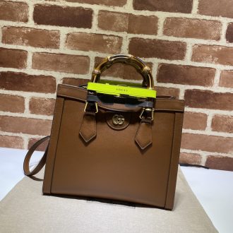 Gucci Bamboo Leather Tote Bag
