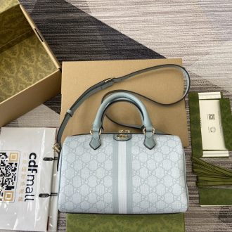 Gucci Monogram Leather Handbag