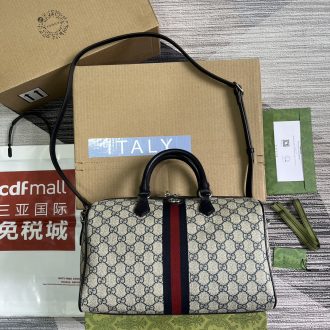 Gucci Signature Monogram Top Handle Bag