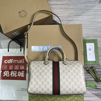 Gucci Signature Monogram Canvas Handbag