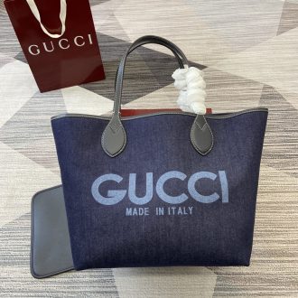 Gucci Denim Tote Bag