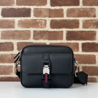 Gucci Black Leather Crossbody Bag