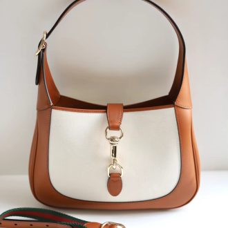 Gucci Horsebit 1955 Canvas and Leather Shoulder Bag