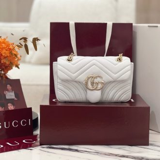 Gucci GG Marmont Mini Matelassé Leather Shoulder Bag