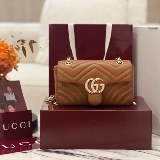 Gucci GG Marmont Quilted Leather Shoulder Bag