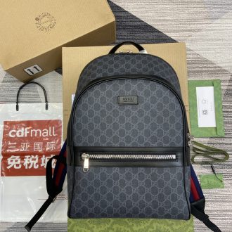 Gucci Monogram Canvas Backpack