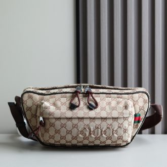 Gucci Monogram Canvas Belt Bag