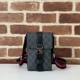 Gucci Monogram Canvas Crossbody Bag