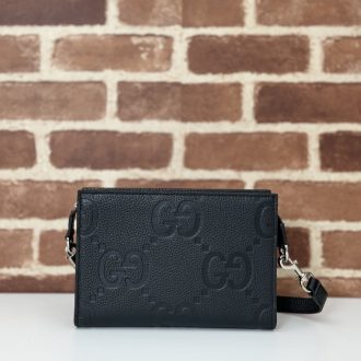 Gucci Embossed Leather Crossbody Bag