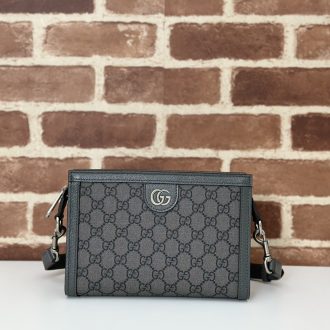Gucci Monogram Canvas Crossbody Bag