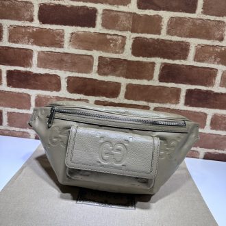Gucci Embossed Leather Belt Bag