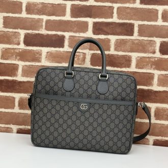 Gucci Monogram Leather Briefcase
