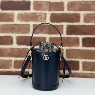 Gucci GG Leather Bucket Bag