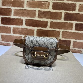 Gucci Monogram Saddle Bag