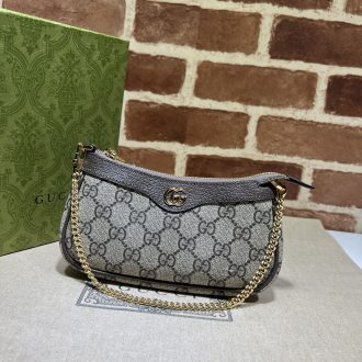 Gucci GG Monogram Chain Shoulder Bag