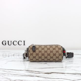GUCCI GG Supreme Canvas Cylinder Bag