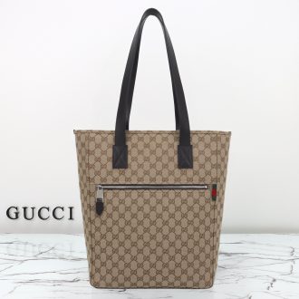 Gucci Monogram Canvas Tote Bag
