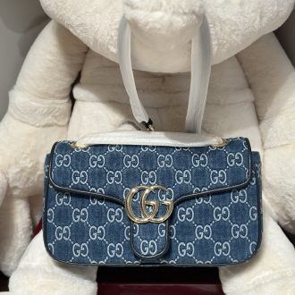 Gucci GG Marmont Denim Mini Bag