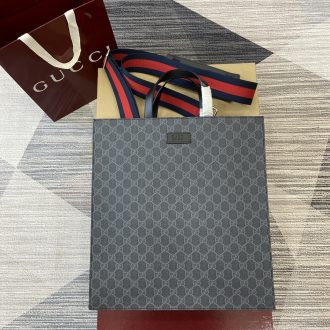 Gucci Monogram Canvas Tote Bag