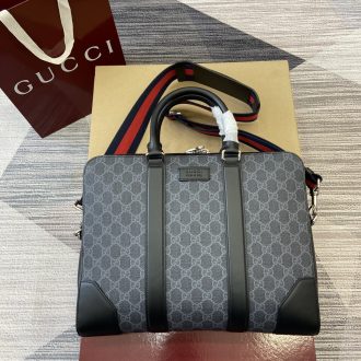 Gucci Signature Canvas Briefcase